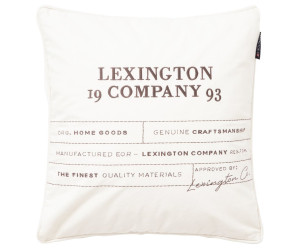 Lexington Company BIO-Baumwolle Dekokissenbezug grau 50x50