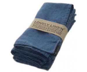 Lovely Linen Leinen Tischdecke Lovely jeansblau