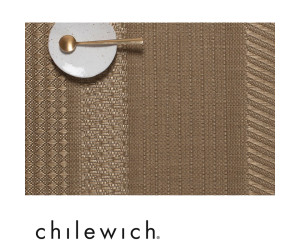 Chilewich Set Mixed Weave Luxe rechteckig gold 2-er Set